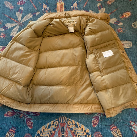 XL Cabela’s Vest Down Khaki Cargo Vintage Hunting Sidney Nebraska USA - Picture 9 of 10